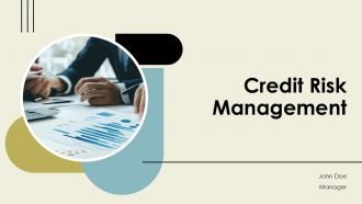 Credit Risk Management PPT Template ST AI