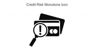 Credit Risk Monotone Icon In Powerpoint Pptx Png And Editable Eps Format