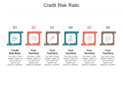 Credit risk ratio ppt powerpoint presentation slides portrait cpb