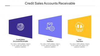 Credit Sales Accounts Receivable Ppt Powerpoint Presentation Gallery Graphics Cpb