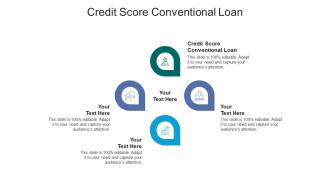 Credit score conventional loan ppt powerpoint presentation styles cpb