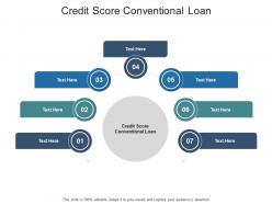 Credit score conventional loan ppt powerpoint presentation visual aids styles cpb