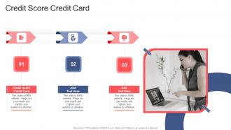 Credit Score Credit Card In Powerpoint And Google Slides Cpb