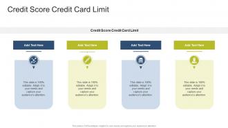 Credit Score Credit Card Limit In Powerpoint And Google Slides Cpb