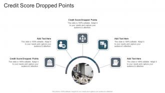 Credit Score Dropped Points In Powerpoint And Google Slides Cpb
