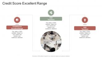 Credit Score Excellent Range In Powerpoint And Google Slides Cpb