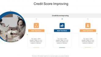 Credit Score Improving In Powerpoint And Google Slides Cpb