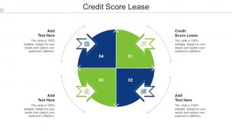 Credit Score Lease Ppt Powerpoint Presentation Professional Clipart Cpb
