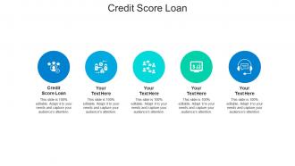 Credit score loan ppt powerpoint presentation inspiration cpb