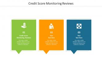 Credit score monitoring reviews ppt powerpoint presentation layouts designs download cpb