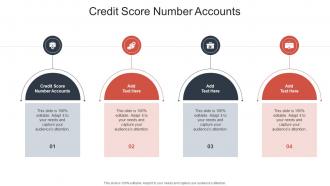 Credit Score Number Accounts In Powerpoint And Google Slides Cpb