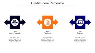 Credit Score Percentile Ppt Powerpoint Presentation Styles Diagrams Cpb