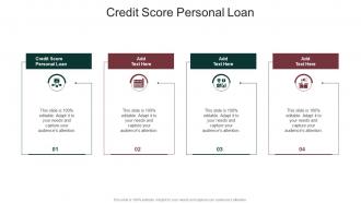 Credit Score Personal Loan In Powerpoint And Google Slides Cpb