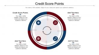 Credit Score Points Ppt Powerpoint Presentation Outline Images Cpb