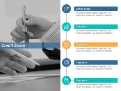 Credit score ppt powerpoint presentation gallery show cpb