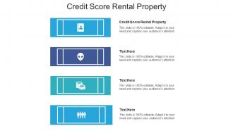 Credit score rental property ppt powerpoint presentation portfolio tips cpb