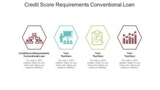 Credit score requirements conventional loan ppt powerpoint presentation layouts display cpb