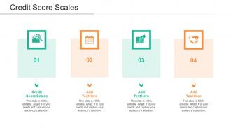 Credit Score Scales In Powerpoint And Google Slides Cpb