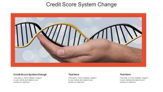 Credit score system change ppt powerpoint presentation model elements cpb