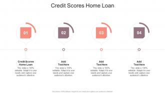 Credit Scores Home Loan In Powerpoint And Google Slides Cpb