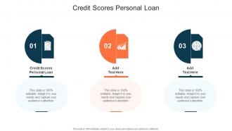 Credit Scores Personal Loan In Powerpoint And Google Slides Cpb