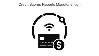 Credit Scores Reports Monotone Icon In Powerpoint Pptx Png And Editable Eps Format