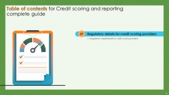 Credit Scoring And Reporting Complete Guide Fin CD Visual Colorful