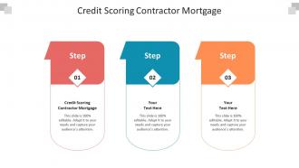Credit scoring contractor mortgage ppt powerpoint presentation layouts example cpb