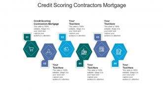 Credit scoring contractors mortgage ppt powerpoint presentation slides portfolio cpb