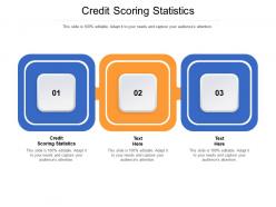 Credit scoring statistics ppt powerpoint presentation summary portrait cpb