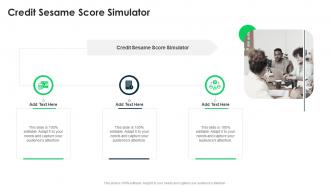 Credit Sesame Score Simulator In Powerpoint And Google Slides Cpb