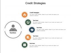 Credit strategies ppt powerpoint presentation infographic template samples cpb