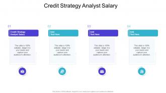 Credit Strategy Analyst Salary In Powerpoint And Google Slides Cpb