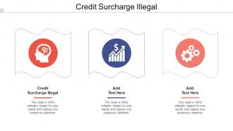 Credit Surcharge Illegal Ppt Powerpoint Presentation Layouts Graphics Design Cpb