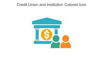 Credit Union And Institution Colored Icon In Powerpoint Pptx Png And Editable Eps Format