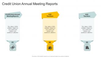 Credit Union Annual Meeting Reports In Powerpoint And Google Slides Cpb