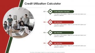Credit Utilization Calculator In Powerpoint And Google Slides Cpb