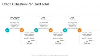 Credit Utilization Per Card Total In Powerpoint And Google Slides Cpb