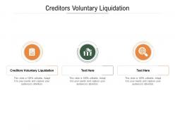 Creditors voluntary liquidation ppt powerpoint presentation pictures format cpb