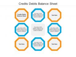 Credits debits balance sheetcpb ppt powerpoint presentation portfolio show cpb