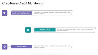 Creditwise Credit Monitoring In Powerpoint And Google Slides Cpb