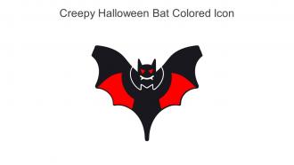 Creepy Halloween Bat Colored Icon In Powerpoint Pptx Png And Editable Eps Format