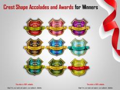 Crest Shape Accolades And Awards For Winners