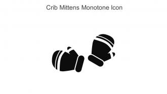 Crib Mittens Monotone Icon In Powerpoint Pptx Png And Editable Eps Format