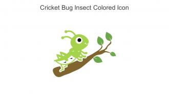 Cricket Bug Insect Colored Icon In Powerpoint Pptx Png And Editable Eps Format