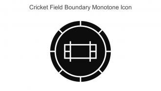 Cricket Field Boundary Monotone Icon In Powerpoint Pptx Png And Editable Eps Format