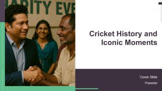 Cricket History And Iconic Moments PPT Designs AT
