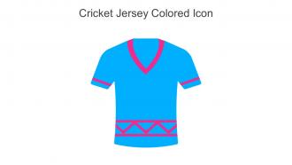 Cricket Jersey Colored Icon In Powerpoint Pptx Png And Editable Eps Format