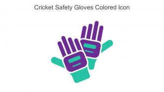Cricket Safety Gloves Colored Icon In Powerpoint Pptx Png And Editable Eps Format