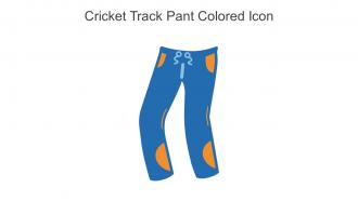 Cricket Track Pant Colored Icon In Powerpoint Pptx Png And Editable Eps Format